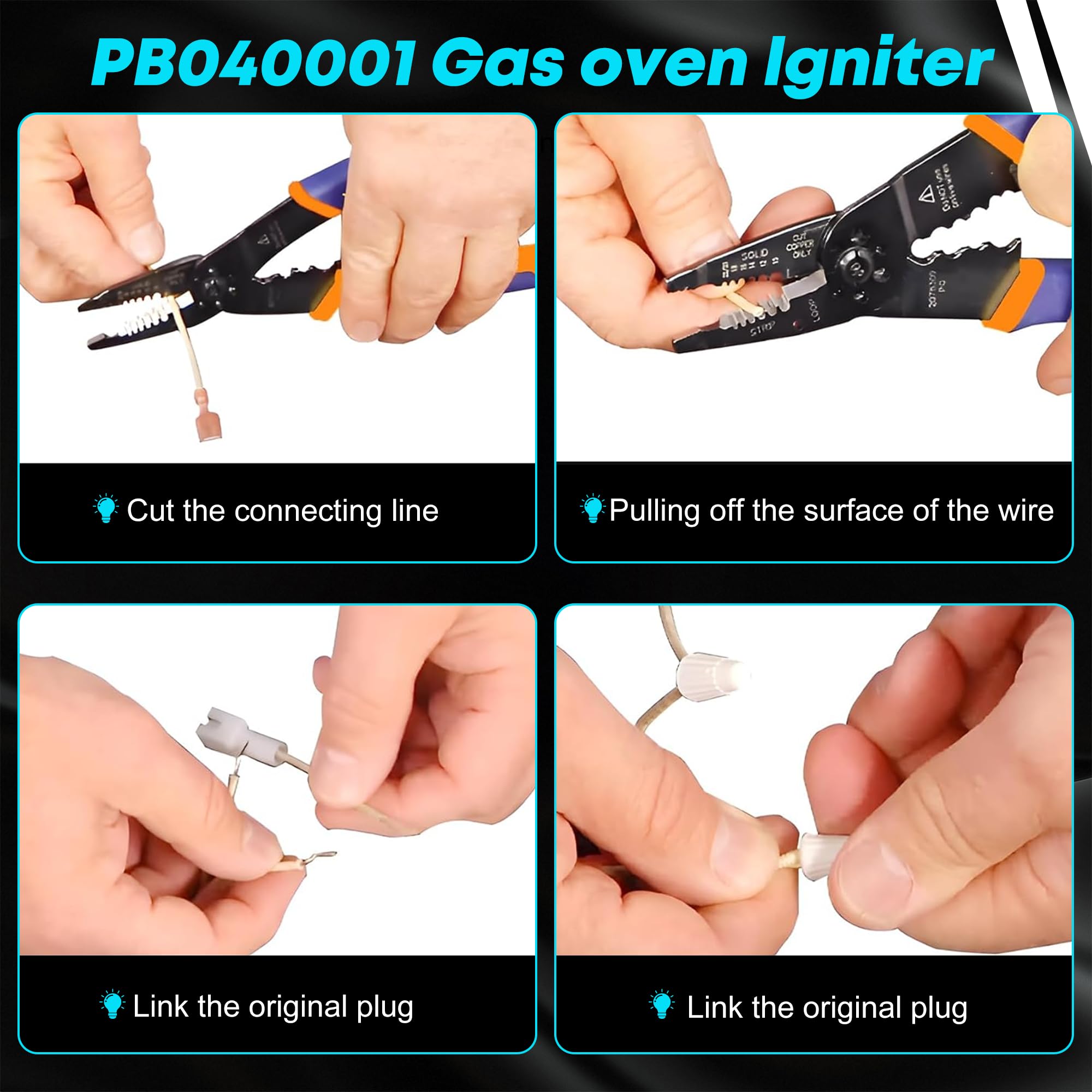 (2 PCS) PB040001 Viking Ignitor - Gas Range Oven Igniter for Viking Ranges - Image 8