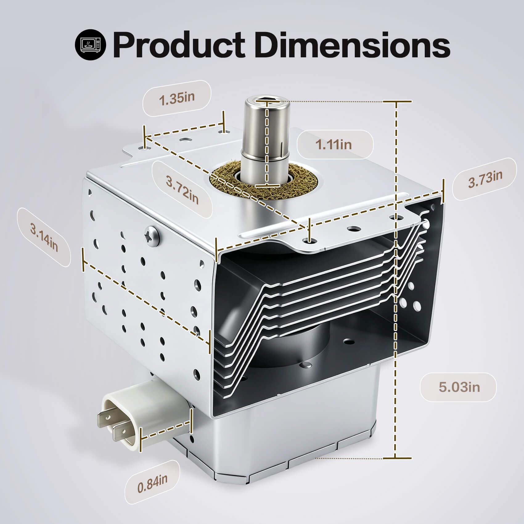 WB27X41826 2M392J Magnetron Compatible with GE Microwave Repair Parts