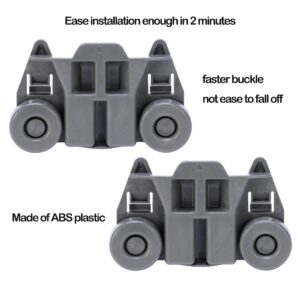 Ken-more Elite Dishwasher Wheels Lower Rack Replacement Parts, Bottom Wheels Rack for Ken-more Elite Dishwasher.(4 Pack)