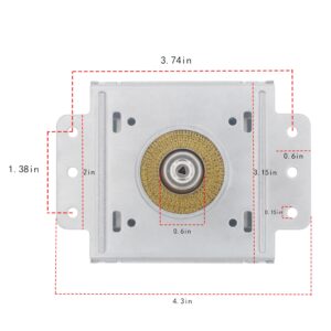 Boginity 2M214-21TAG Microwave Oven Magnetron WB27X44106 1000w Compatible with 2M246-21TAG 2M286-21TAG 2M286-21TBGH