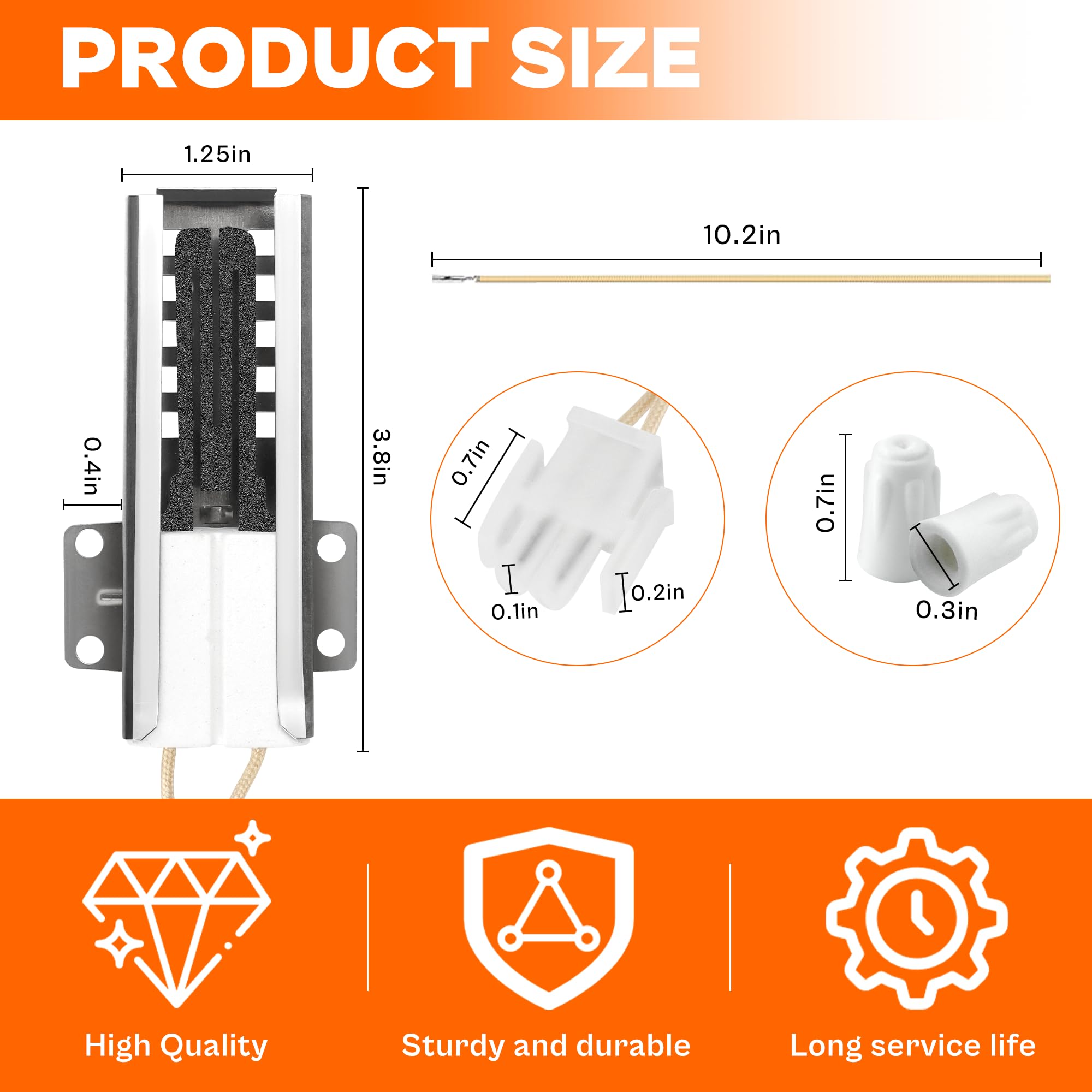 𝗡𝗘𝗪 WB13K21 Oven Igniter Replacement for G-E(JGB,JGS,AGB Series) - Image 6