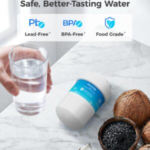 Waterdrop WD-F13 Refrigerator Water Filter Replacement for GE® MWF®, 3 Pack