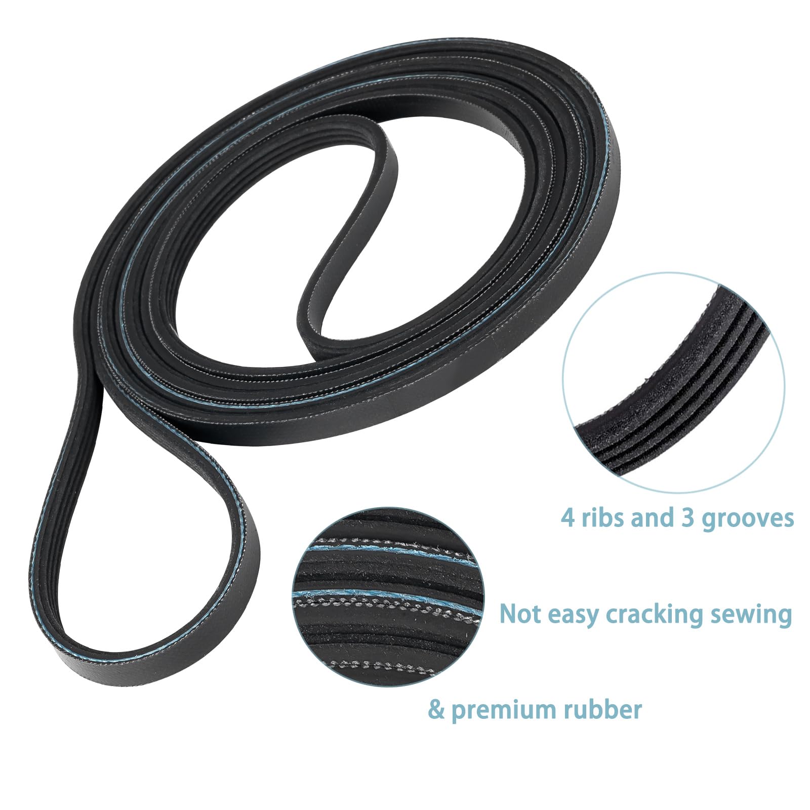 GTD33EASK0WW GTD42EASJ2WW Replacement Dryer Belt for GE GTD42GASJ2WW