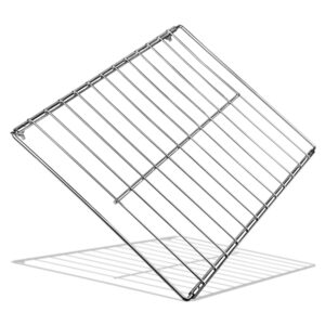 Evecad Universal Adjustable Wire Oven Rack, Extendable Baking Rack,Adjusts from 17"-30" Length, 13" Width, Chrome Telescopic Oven Cooker Shelf Rack For Whirlpool Frigidaire GE Kenmore Ovens, 1 Pack
