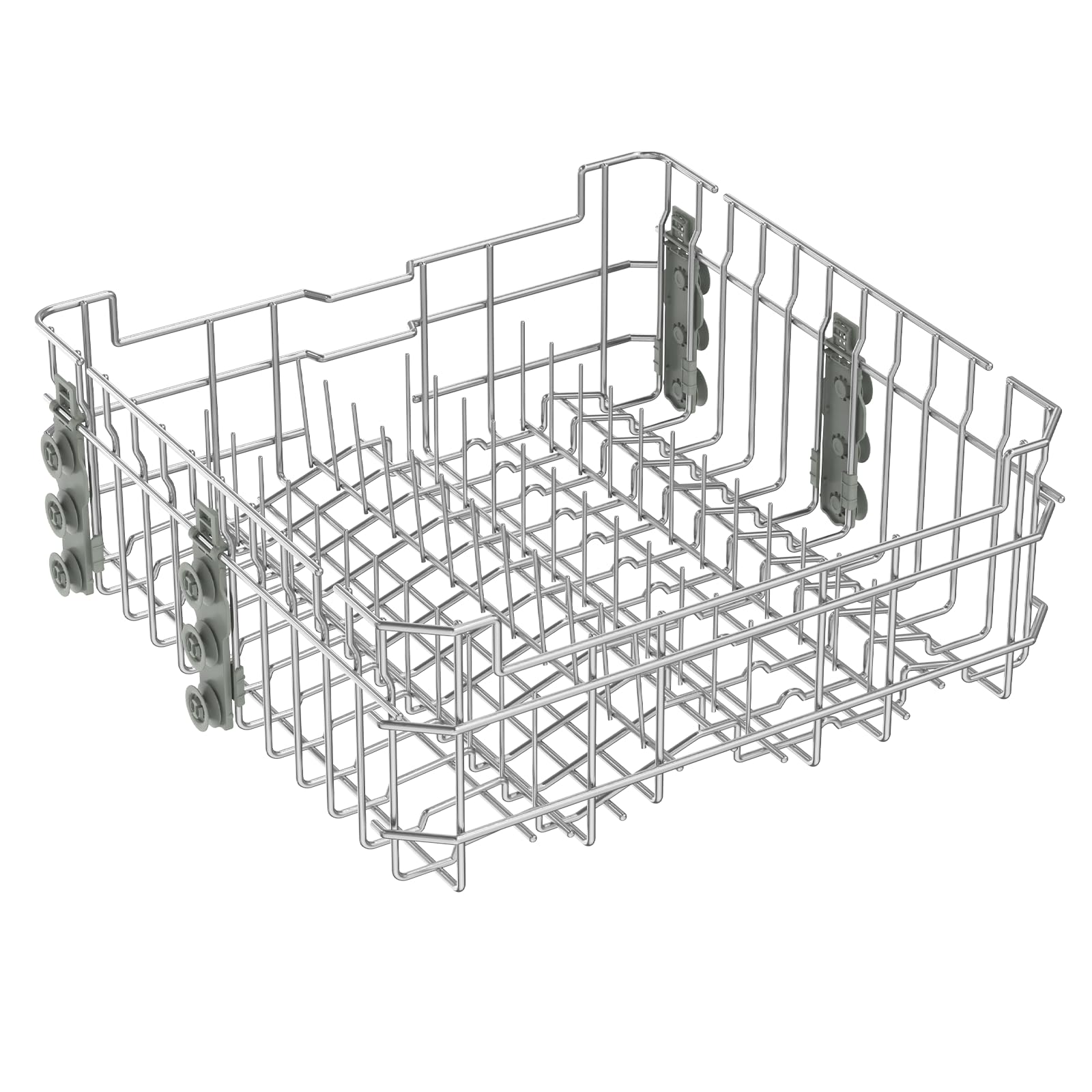 UPGRADED WD28X35779 WD28X30219 Dishwasher Upper Rack Compatible with GE Dishwasher Rack Replacement Parts with Wheel,304 Stainless Steel WD28X30219 WD28X25018 WD28X26104 GE Dishwasher Upper Rack Part - Image 7