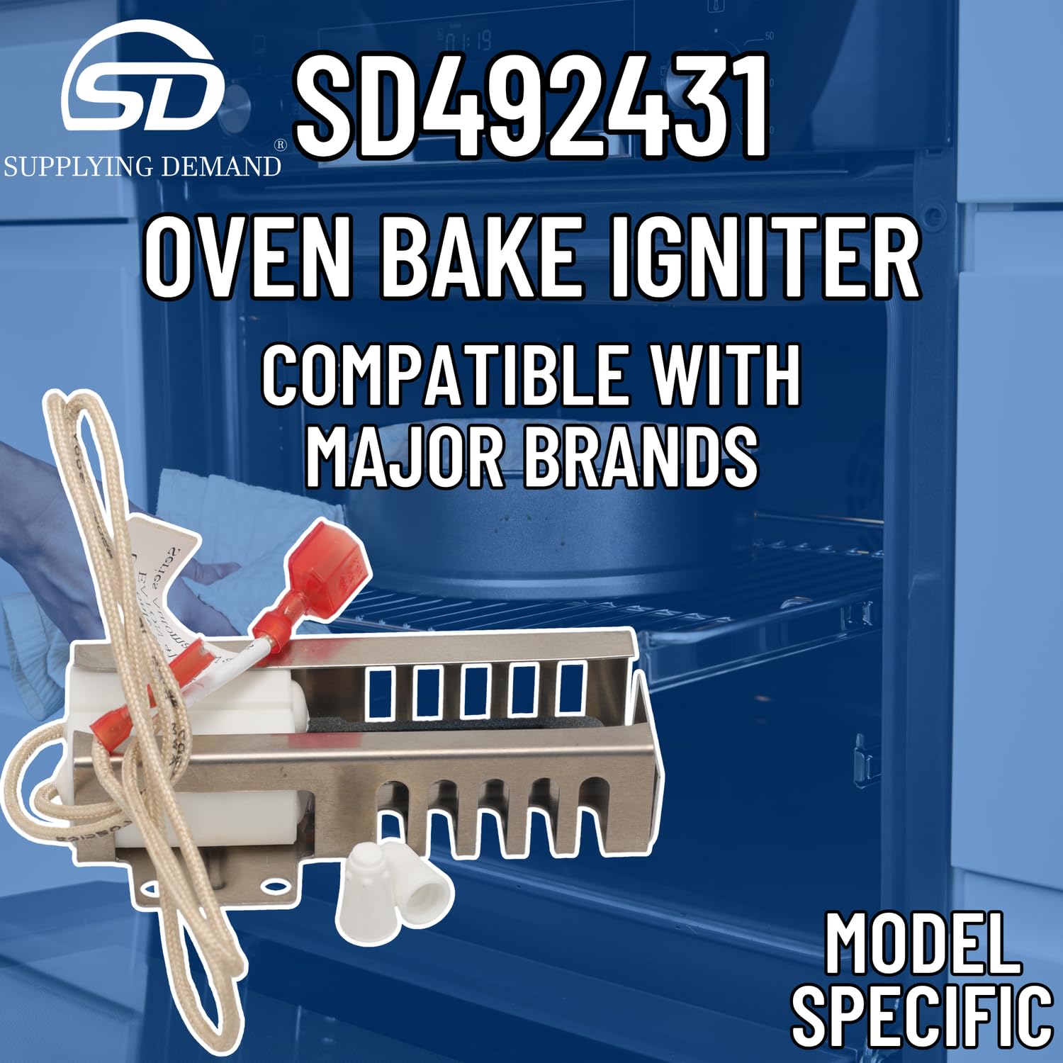 Supplying Demand 00492431 00487383 Gas Range Igniter Replacement Model Specific Not Universal - Image 5