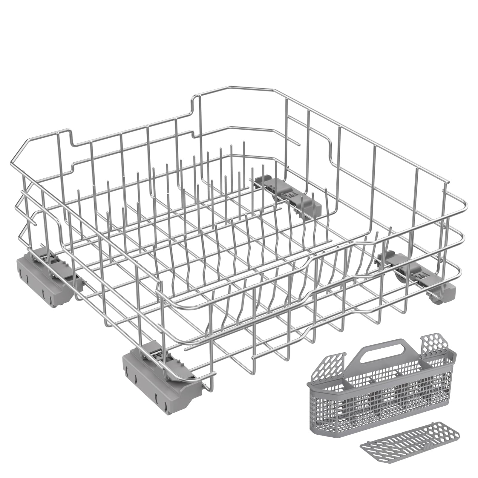 WD28X26099 Lower Rack for GE Dishwasher Rack Replacement,Stainless Steel