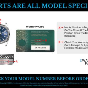 Ewatchparts BEZEL INSERT TENSION FLAT SPRING Compatible With VINTAGE TUDOR SUBMARINER 79090 WATCH