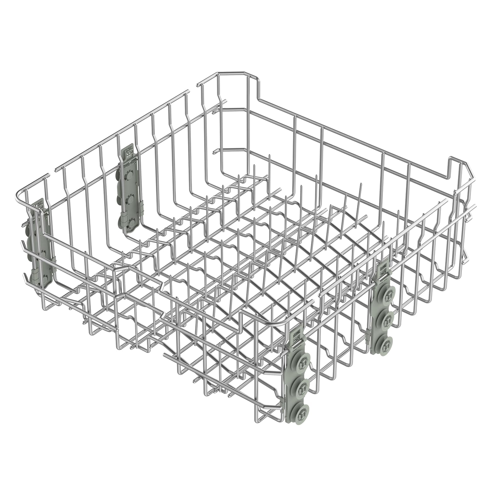 Upgraded WD28X30219 WD28X35779 Dishwasher Upper Rack Replacement Compatible with GE Dishwasher Rack Parts Hotpoint Models ADT521PGF0BS ADT521PGF0WS with WD12X22801 Wheels