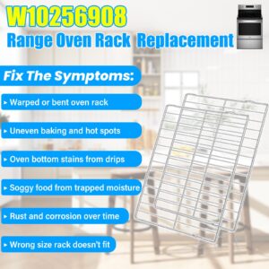 UPGRADED W10256908 Oven Rack For Whirlpool Oven Racks Replacements Range Stove Rack for Amana Kitchenaid Maytag Oven Racks Parts W11520287 W10268578 W10179196 Replacement Oven Racks 24" x 15.75"