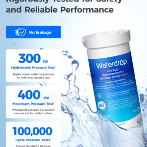 Waterdrop XWFE® Water Filter, Replacement for GE® XWFE®, Built-in Chip