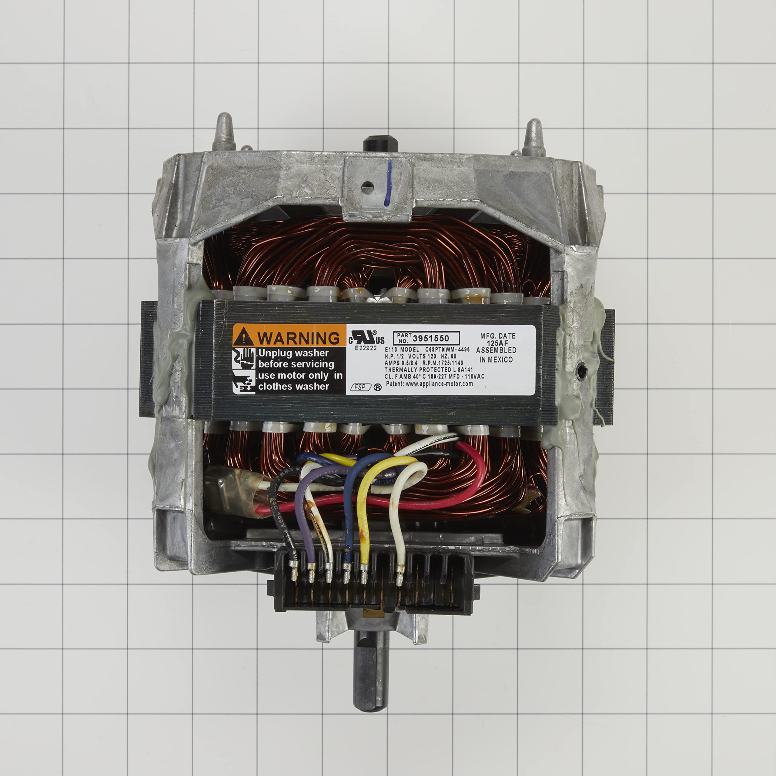 Whirlpool WP661600 Genuine OEM Top Load Washer Drive Replacement Motor Replacement Part - Replaces W10210608, 8528157, 8528158, and More - Image 5