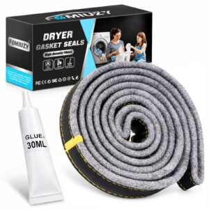 FOMIUZY Dryer Drum Felt Gasket Seal Repair Replacement Kit DC97-07618A Fit for Samsung DV42H5200EP/A3 DV50K8600EV/A3 DV52J8700GP/A2 DV50K7500EV/A3 DV45K7600EW/A3 DV48J7700EW/A2 DV45H6300EG/A3 & More