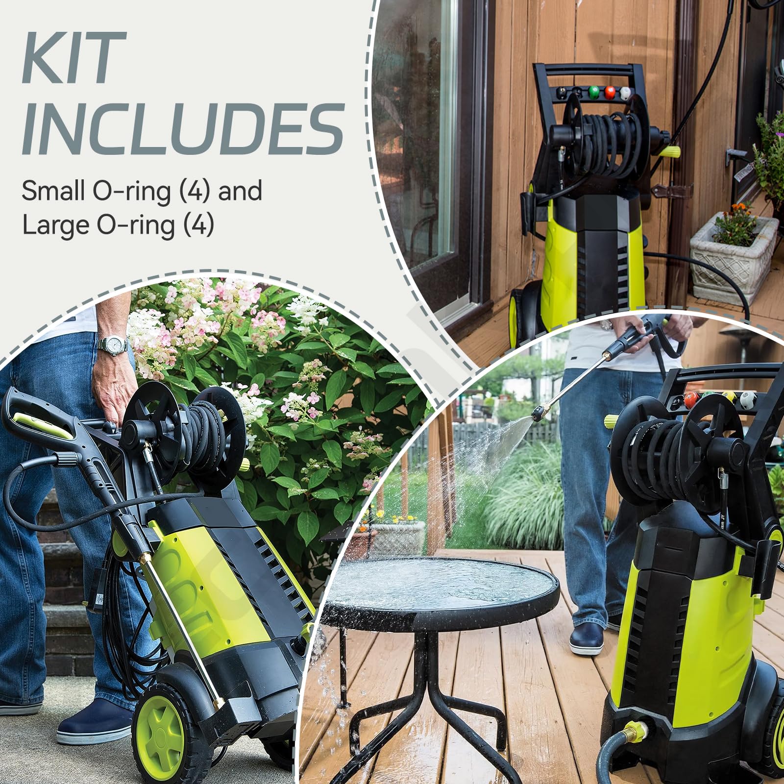 SPX3000 Pressure Washer O-Rings Compatible with Sun Joe Pressure Washers