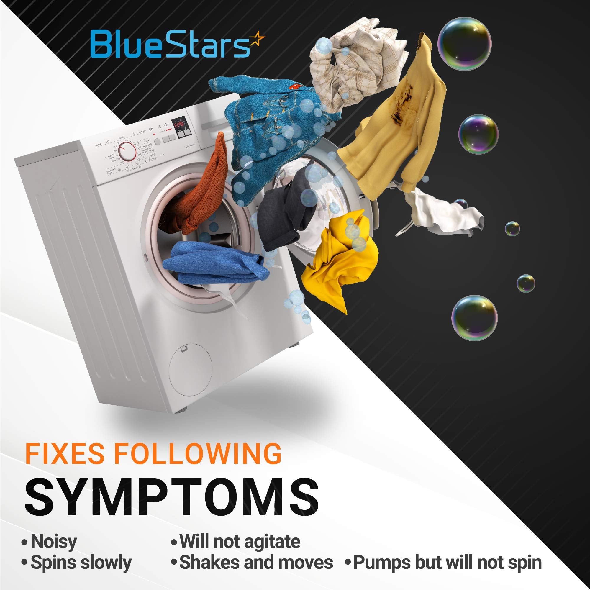BlueStars 4 Packs 80040 Washer Agitator Dogs - Heavy Duty - Compatible with Whirlpool & Kenmore Washers - Replaces 285612 285770 3366877 387091 80040VP AP3119063 EA388034 ER80040 LP338 PS388034 - Image 3