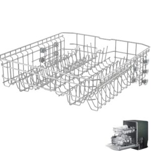 【𝟮𝟬𝟮𝟲 𝙐𝙥𝙜𝙧𝙖𝙙𝙚𝙙】DD82-01074A Middle DishRack (20.6″D*22.4″W) Assembly Dishwasher Replacement - Fit For Samsung Dishwasher Parts DW80R5061,DW80R5060,DW80K7050UG,DW80K5050US Series