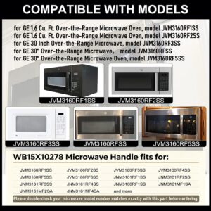 WB15X10278 Microwave Handle Part for GE JVM3160RF5SS JVM3160RF3SS