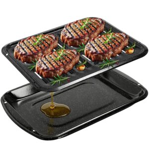RIDGEPOLE 16.75" Broiler Pan for Oven Nonstick