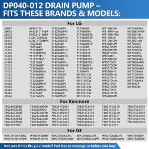 DP040-012 4681EA1007A Washer Drain Pump Replacement