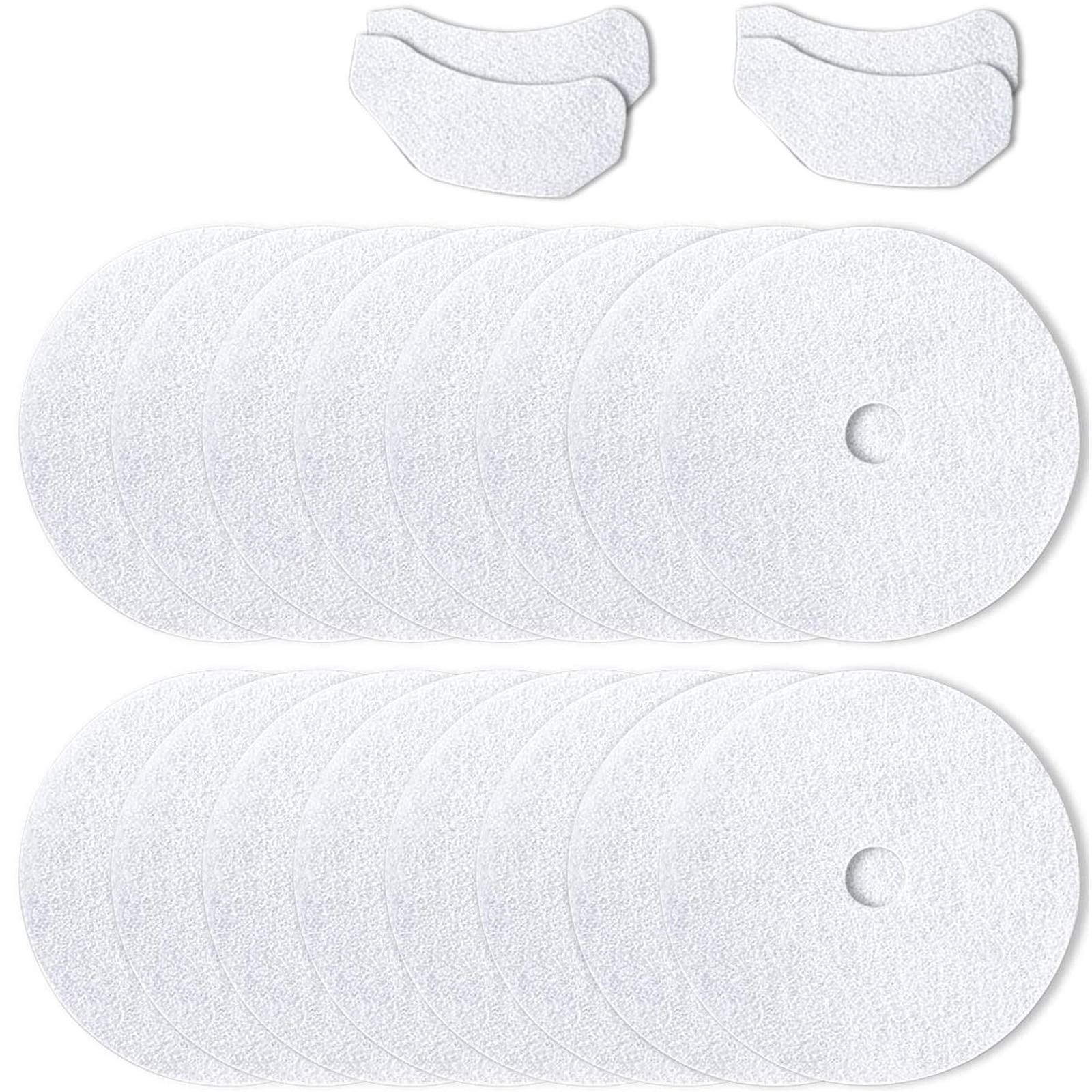 【Polyester Upgrade】20 PCS Dryer Exhaust Filter for Panda by Beaquicy - Lint Filter Cloth Dryer Replacement for Panda Sonya Magic Chef Avanti Dryers - Includes 16 Exhaust Filters & 4 Air Intake Filters