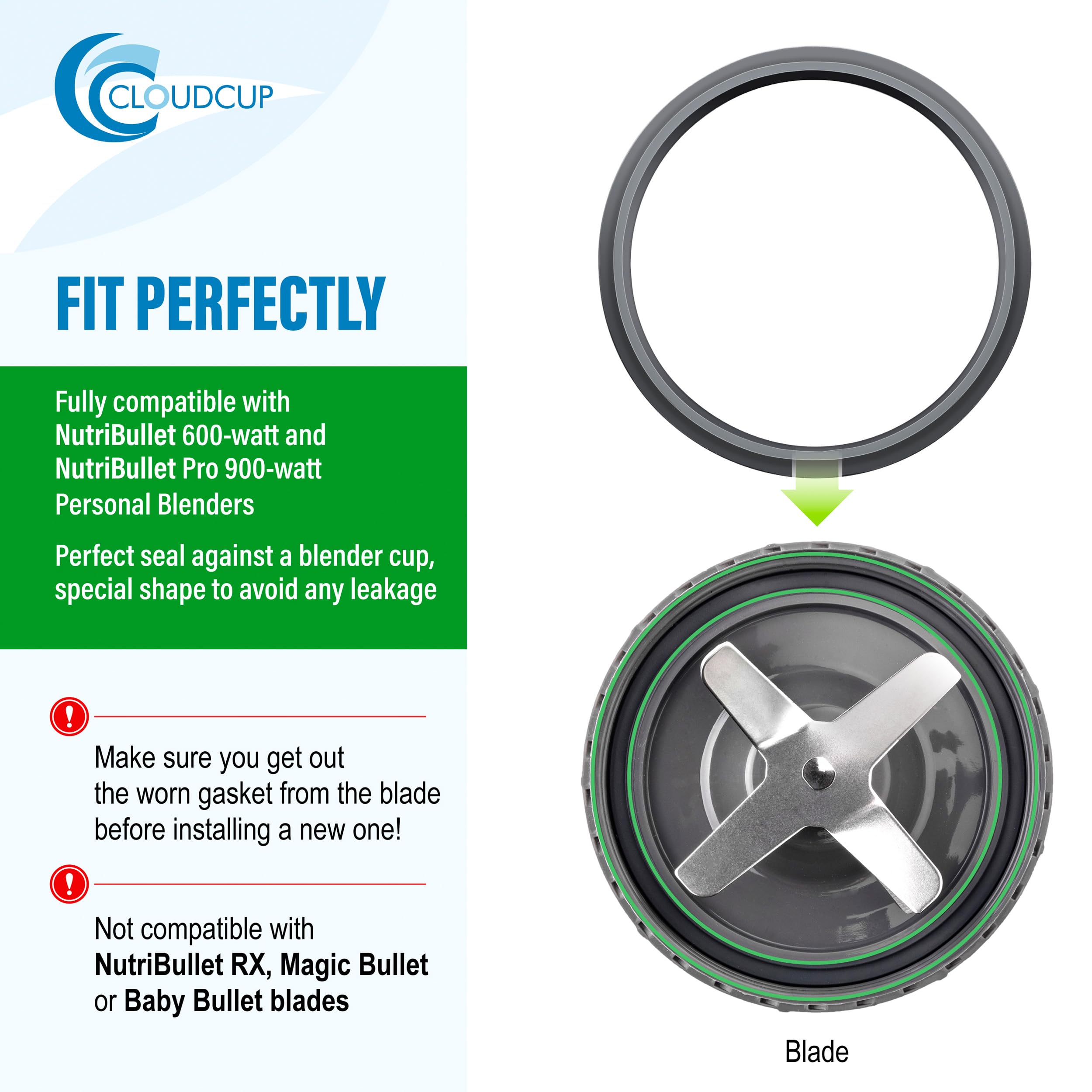 Seal Rings Gaskets Replacement for Nutribullet Blender Parts Accessories - Image 3