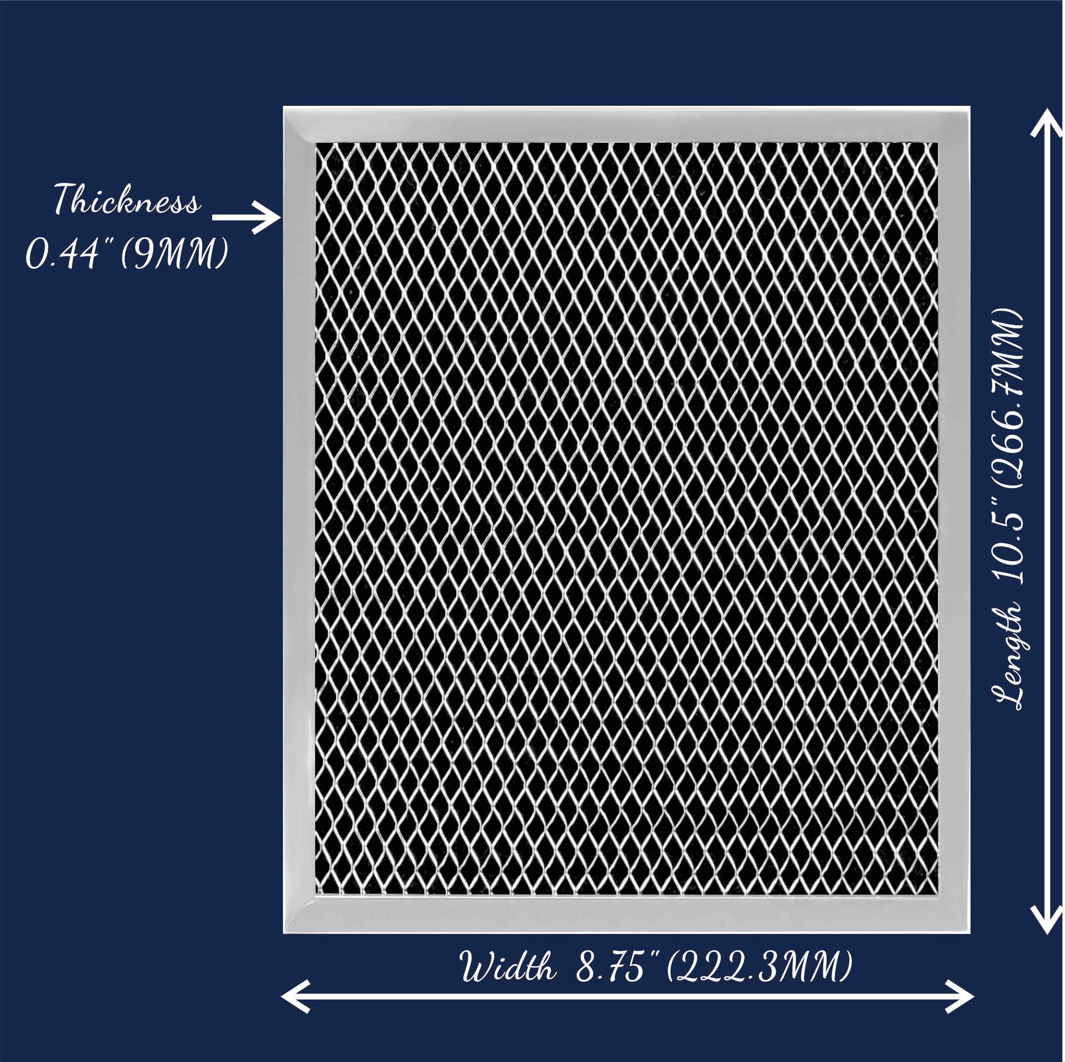 97007696 Range Hood Filter 41F Stove Vent Hood Filters for Kitchen Range Hood Filter Replacement Grease Mesh Grease & Charcoal Carbon Oven Vent Hood Filters by Size 10.5" x 8.8" 41F 10.5" x 8.75" - Image 5