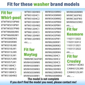 MVW4505MW0 MVW4505MW1 MVW5035MW0 MVW5430MW0 MVW6200KW2 MVW6230HW2 Washer Drain Pump Fit for May-tag Whirl-pool Washers WTW5000DW3 WTW5010LW0 WTW5015LW0 WTW5057LW0 WTW5100HW2 WTW5105HW2