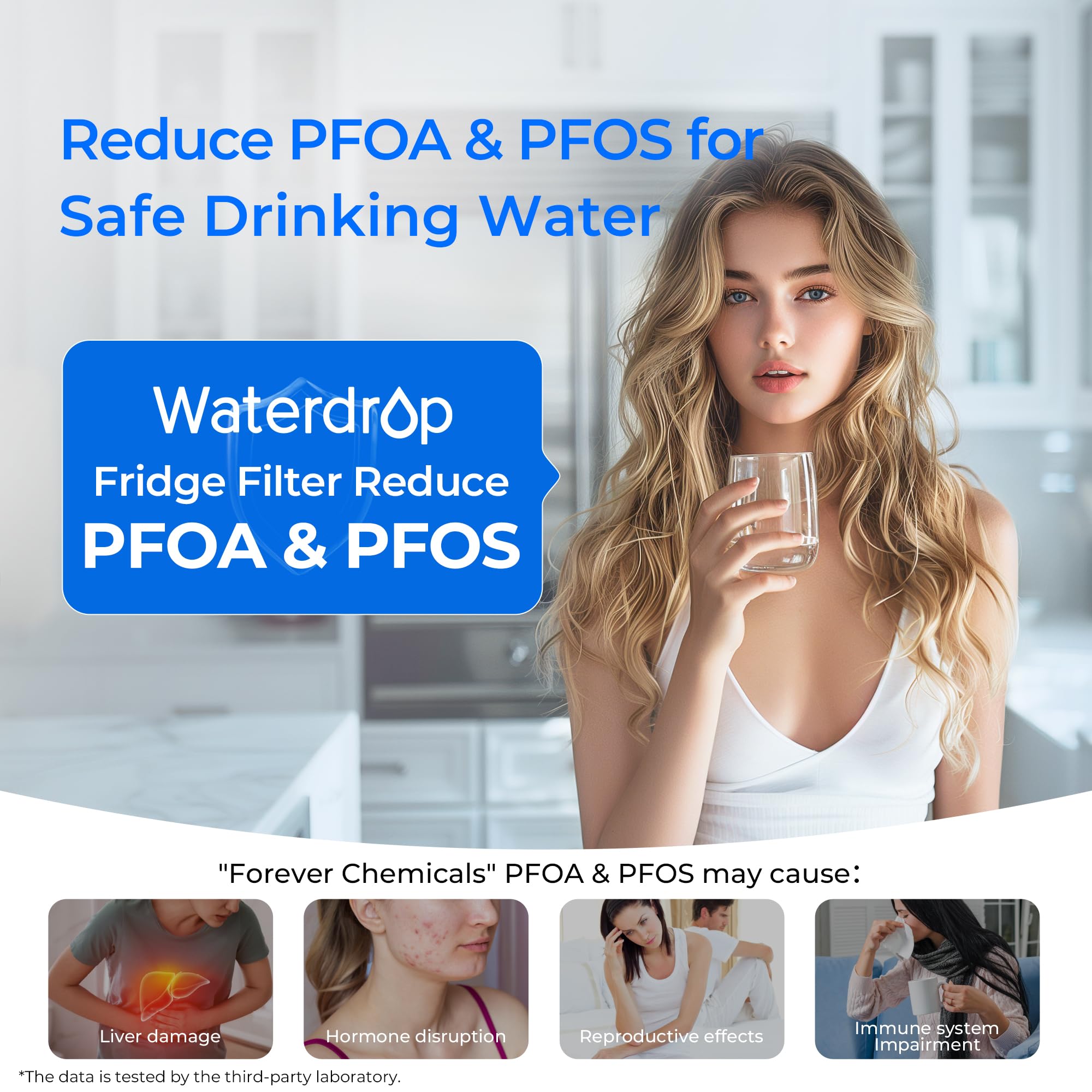 Waterdrop WD-F19C Water Filter Replacement for GE® RPWFE®