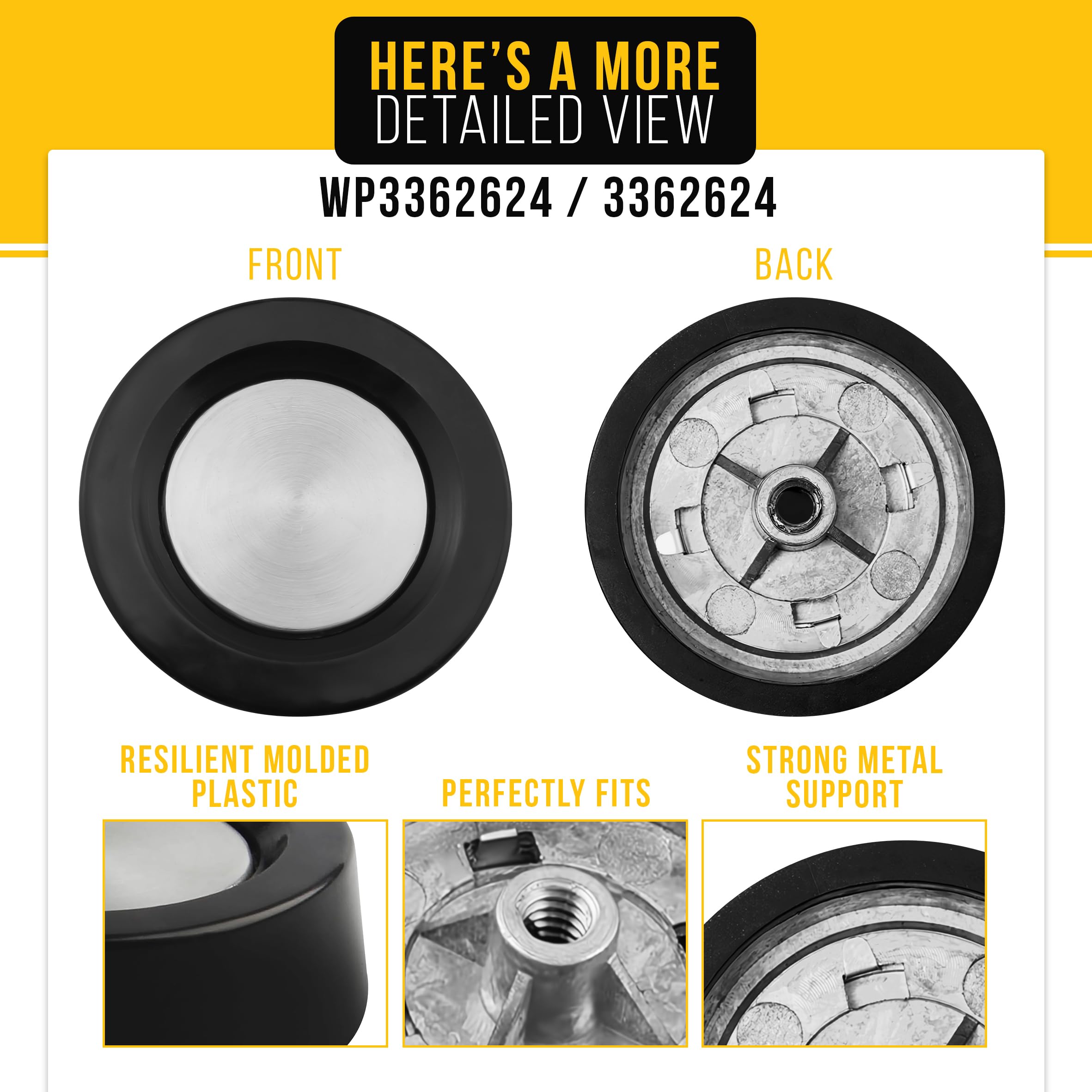 WP3362624 3362624 Washer Timer Knob for Whirlpool Kenmore AP6008101 3353309 - Image 5