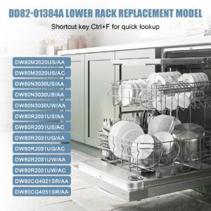 DW80R2031US/DW80M2020US Lower Rack Compatible with Samsung Dishwashers
