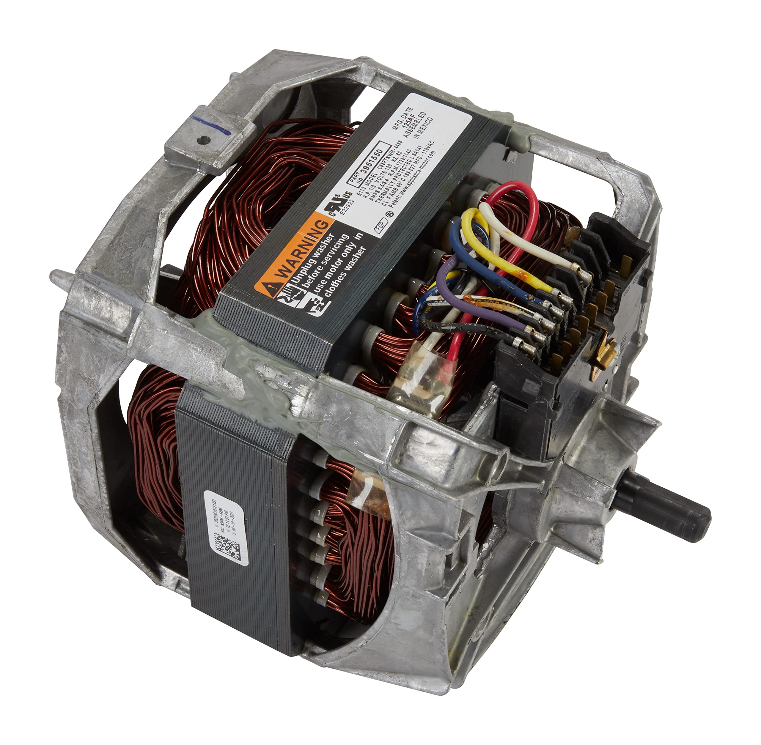Whirlpool WP661600 Genuine OEM Top Load Washer Drive Replacement Motor Replacement Part - Replaces W10210608, 8528157, 8528158, and More