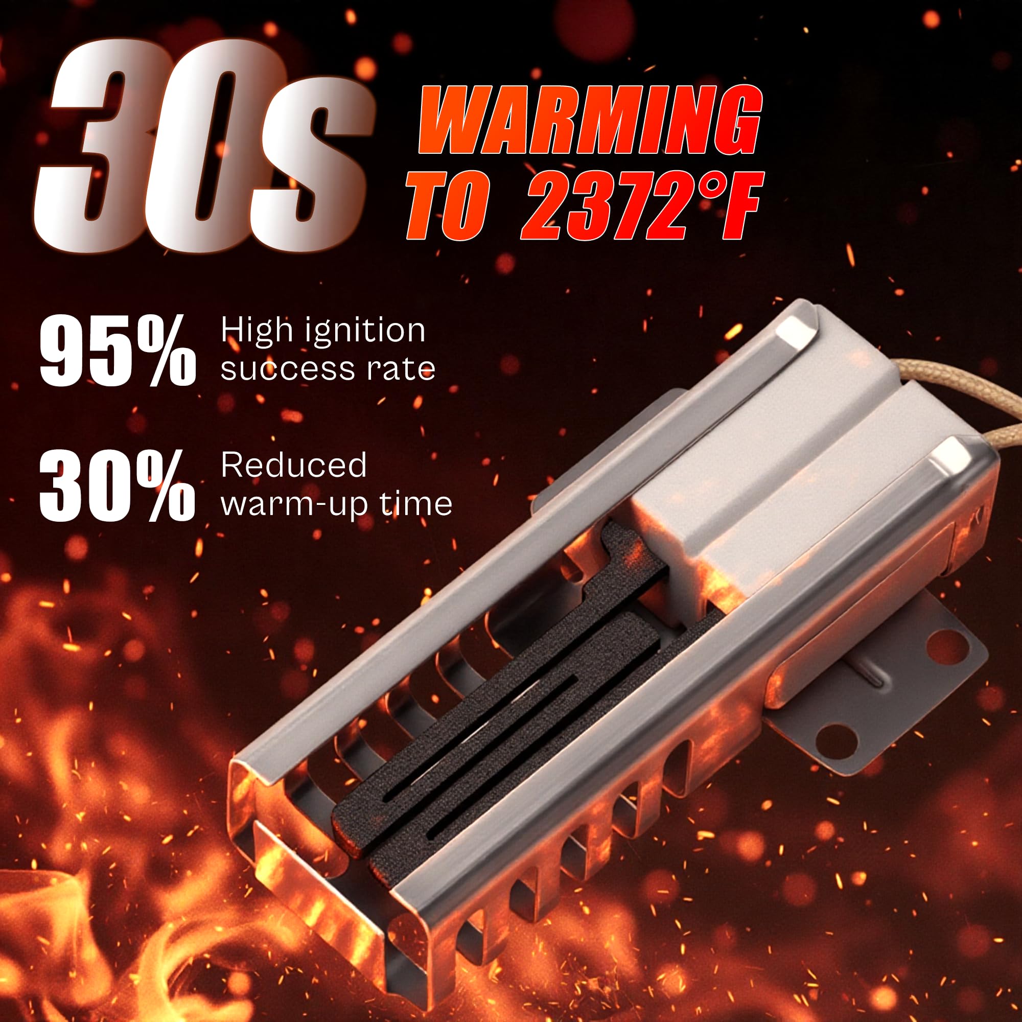 𝗡𝗘𝗪 WB13K21 Oven Igniter Replacement for G-E(JGB,JGS,AGB Series)