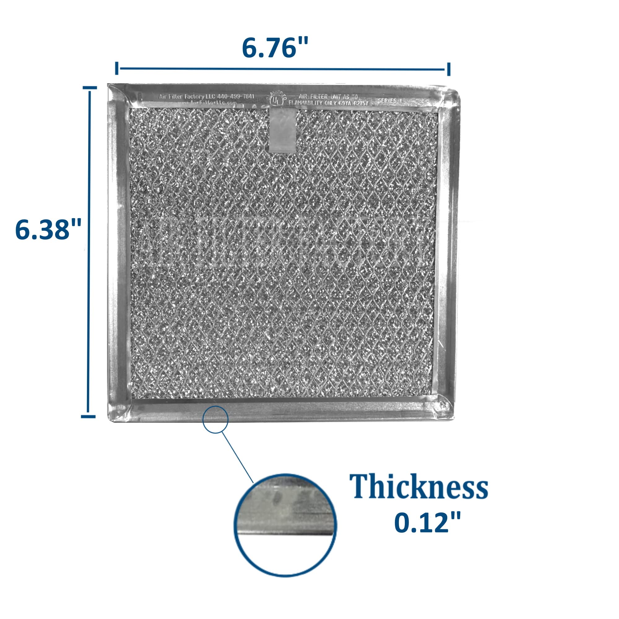 Microwave Grease Filter WB02X11534 Replacement for GE 2-Pack - Image 6