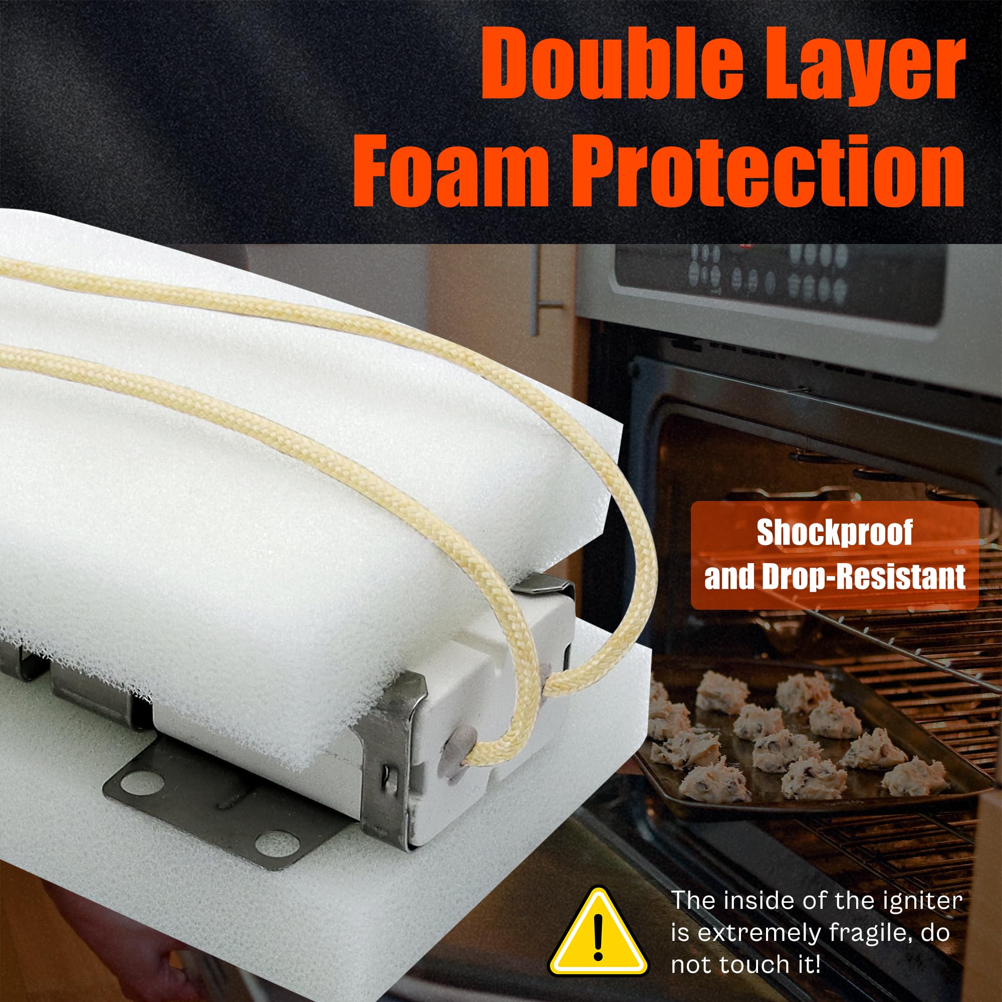TOMOON Upgraded DG94-01012A NX58H9500WS NX58K9500WG Gas Range Oven Igniter