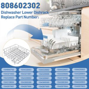 808602302 Dishwasher Lower Rack Replacement for frigidaire dishwasher