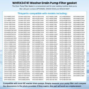 WH11X34741 Washer Drain Pump Filter gasket