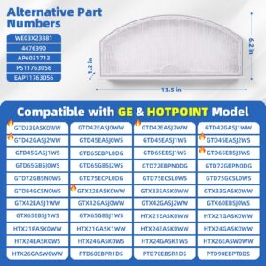 WE03X23881 Dryer Lint Trap Replacement for GE Hotpoint, Replaces PS11763056