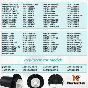 4681EA2001T Washer Drain Pump, Fit for Kenmore, LG, Replaces 4681EA1007D