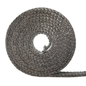 Flat Gasket Tape for Stoves and Fireplaces, 5/8" x1/8", Length 72"