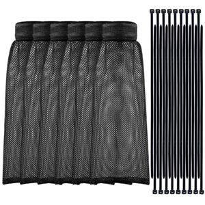 Shappy 24 Pack Washing Machine Lint Traps with Cable Ties (Black)