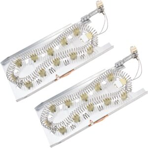 BlueStars 2 Packs 3387747 W11344457 Dryer Heating Element – Compatible with Whirlpool Kenmore Maytag KitchenAid Dryers – Replaces WP3387747 PS11741416 AP6008281 W11045584 80003 MEDC700VW0 GEW9200lW1