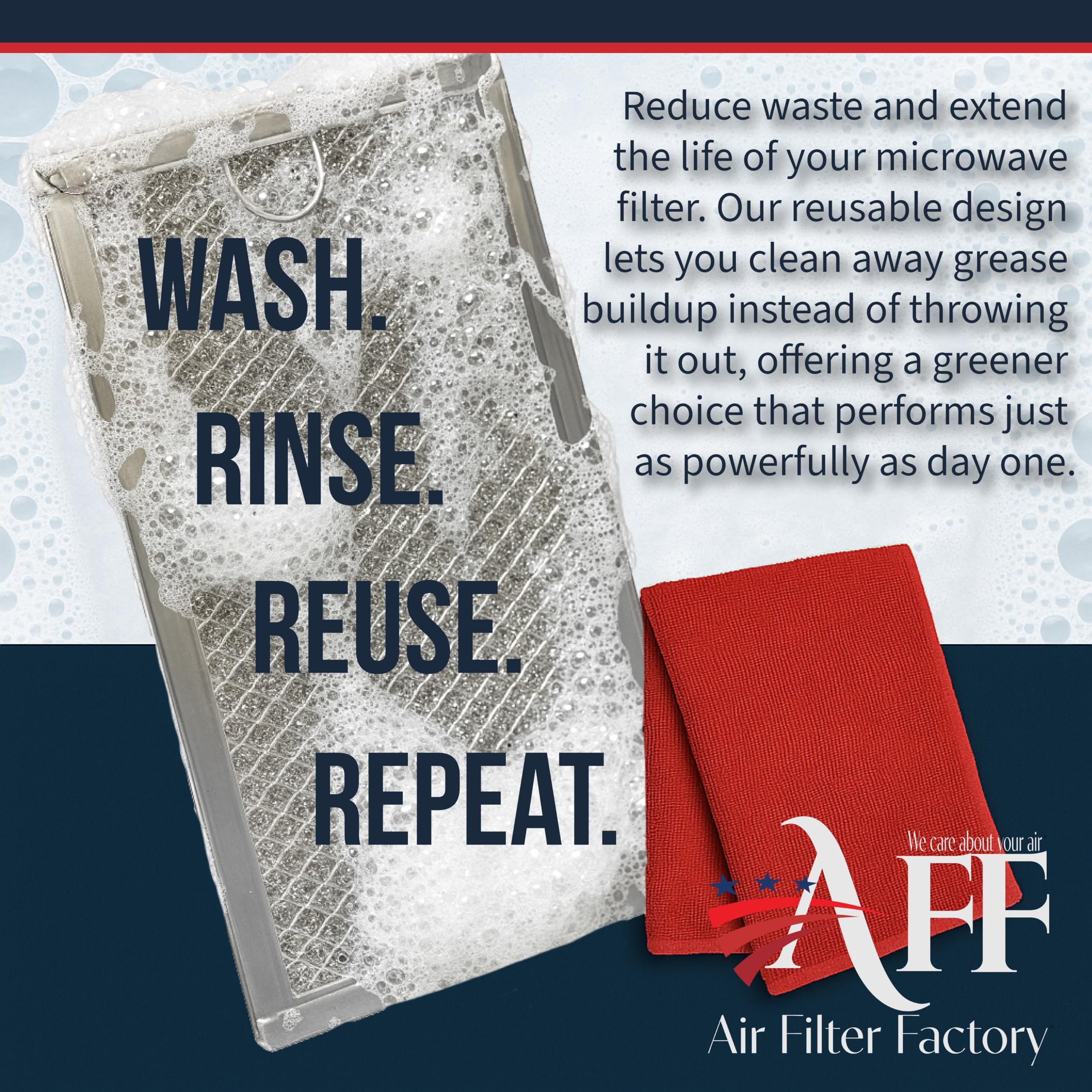 Microwave Grease Filter WB02X11534 Replacement for GE 2-Pack