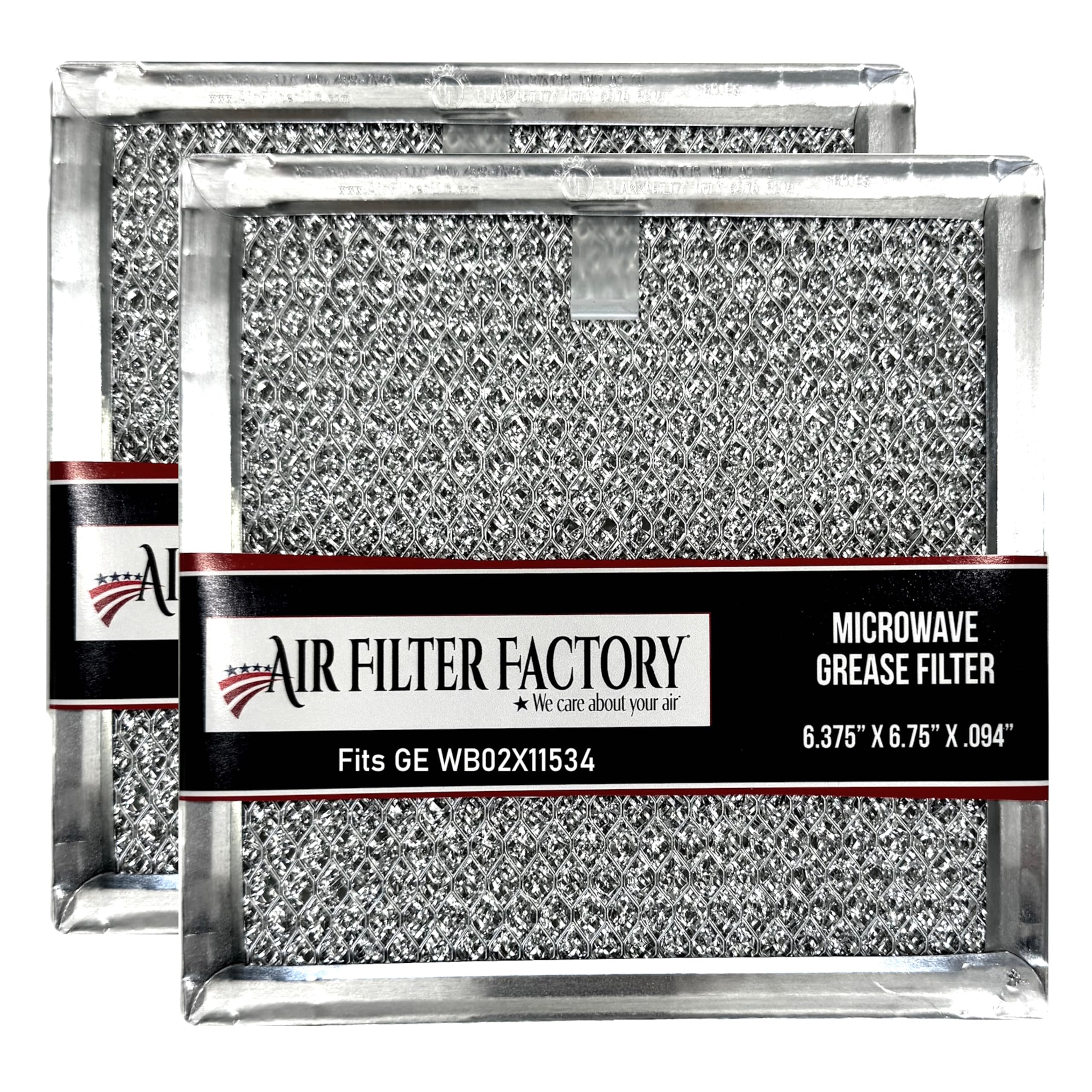 Microwave Grease Filter WB02X11534 Replacement for GE 2-Pack