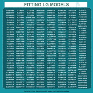 Upgraded Dryer Repair Kit Compatible with LG Kenmore Dryers Includes 4581EL2002C Dryer Drum Roller 4400EL2001A Dryer Belt 4561EL3002A Idler Pulley & Spring Replace 4400EL2001F 4581EL3001E 4581EL2002A