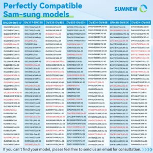 6602-001655 Dryer Belt Replacement Part Compatible with Samsung Dryers